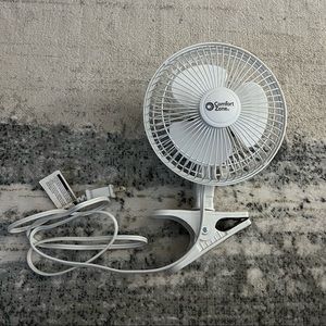 Like 🆕 Comfort Zone 7” round clip on fan